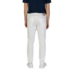 Jeckerson White Cotton Skinny Pants