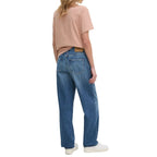 Calça de ganga Calvin Klein azul de algodão estilo Mom Jeans
