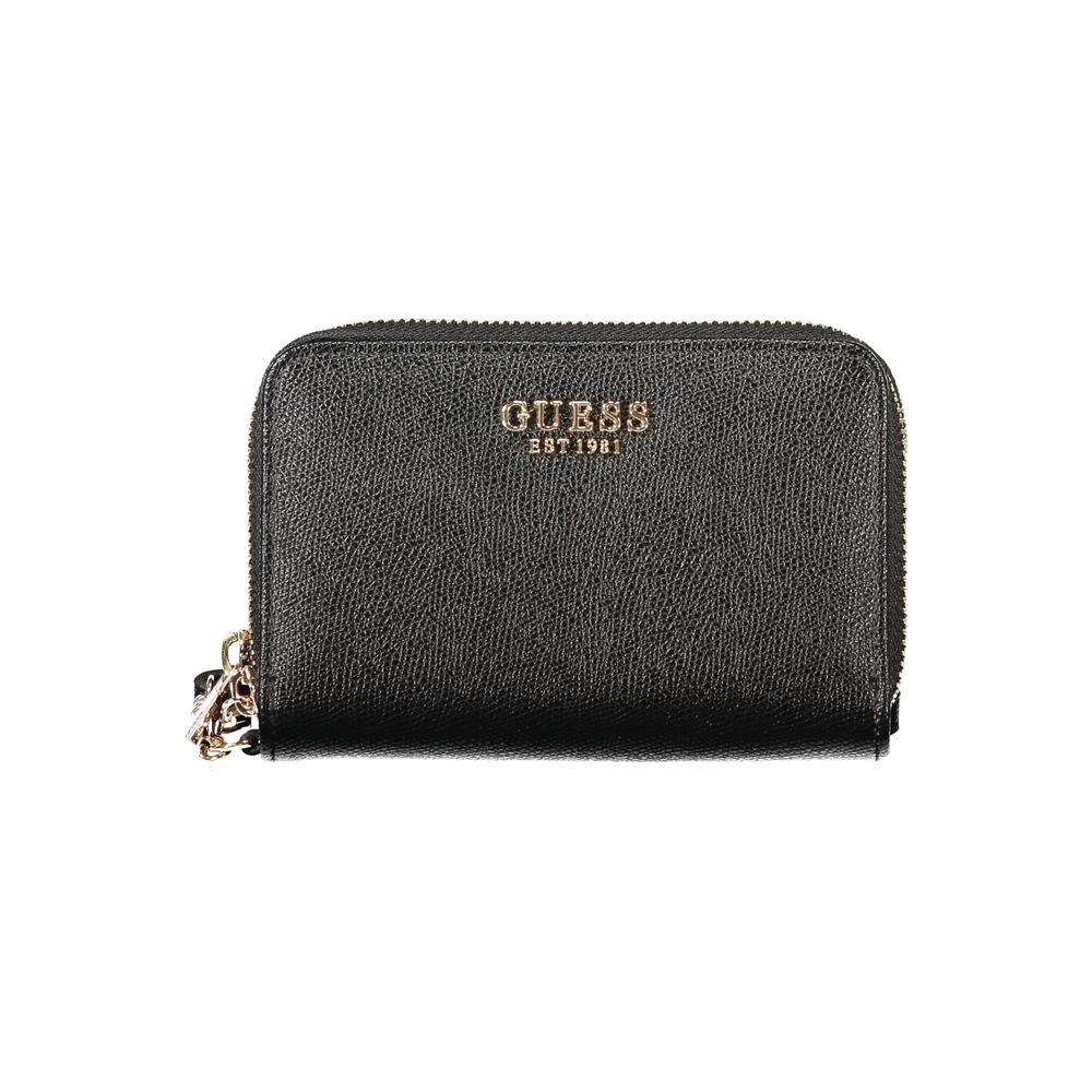 Guess Jeans Black Polyethylene Women Wallet