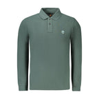 Timberland Green Cotton Men Polo Shirt