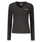 Guess Jeans Black Cotton Women T-Shirt