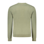 Napapijri Green Cotton Men Sweater