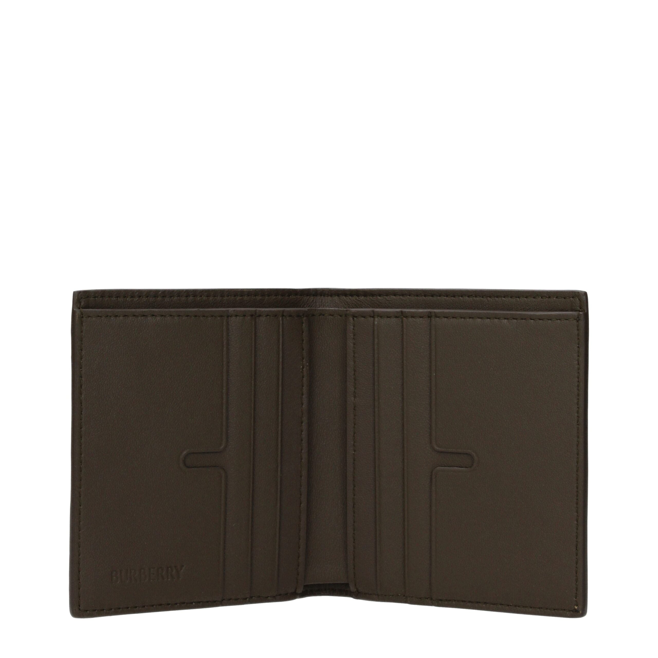 Carteira Burberry em tecido bege