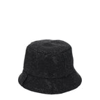 Palm Angels Black Cotton Bucket Hat