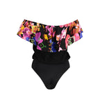 Desigual schwarzer Elastan-Body