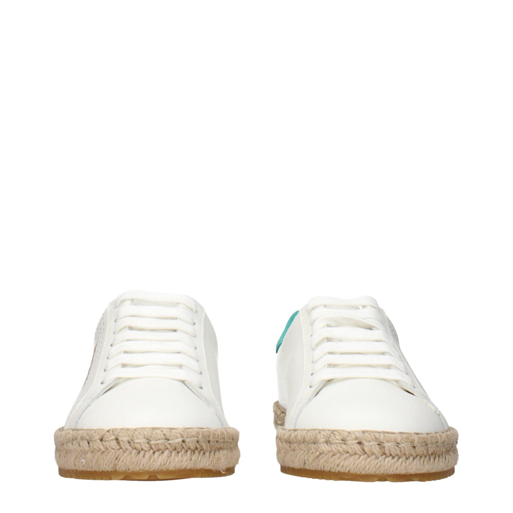 Palm Angels Sneaker aus weißem Leder (Low Top)