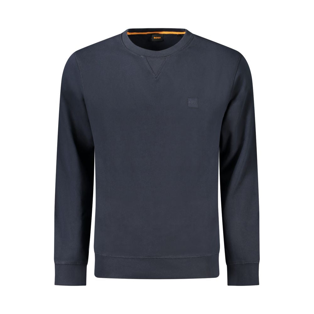 Hugo Boss Sweatshirt aus blauer Baumwolle