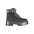 Timberland Black Leather Women Boot