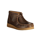 Clarks Brown Leather Men Sneaker