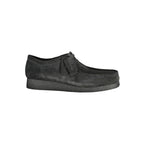 Clarks Black Leather Men Sneaker