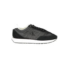 Calvin Klein Black Leather Women Sneaker