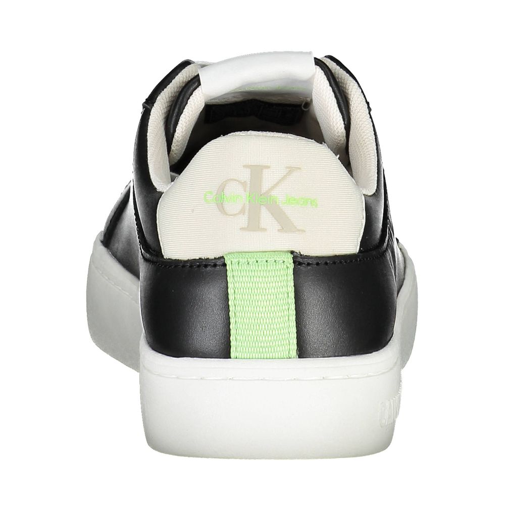 Calvin Klein Black Polyester Sneaker