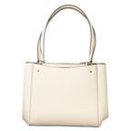 Guess Jeans White Polyethylene Handbag