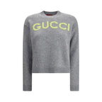 Gucci Wollpullover mit gesticktem Monogramm