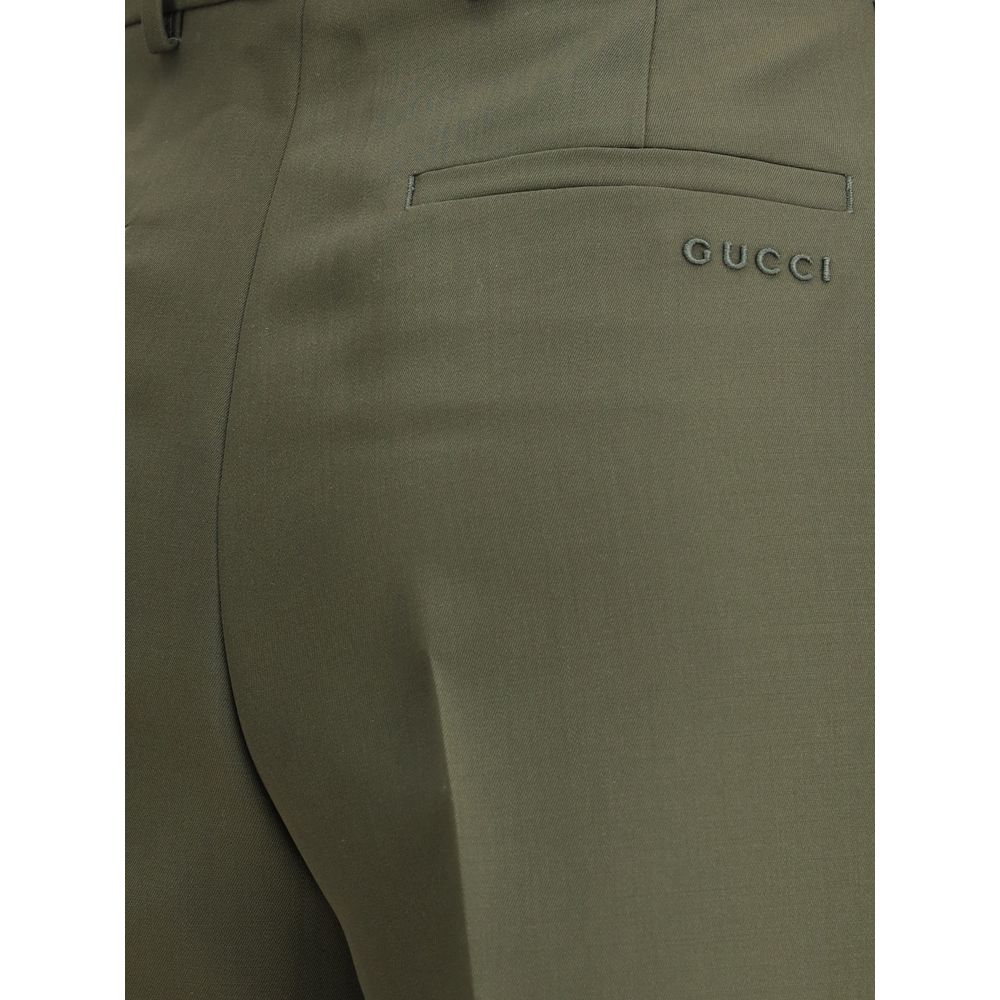 Gucci Boyfriend Pants with embroidered logo