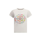 Balenciaga T-Shirt mit Rundhalsausschnitt und grafischem Logo