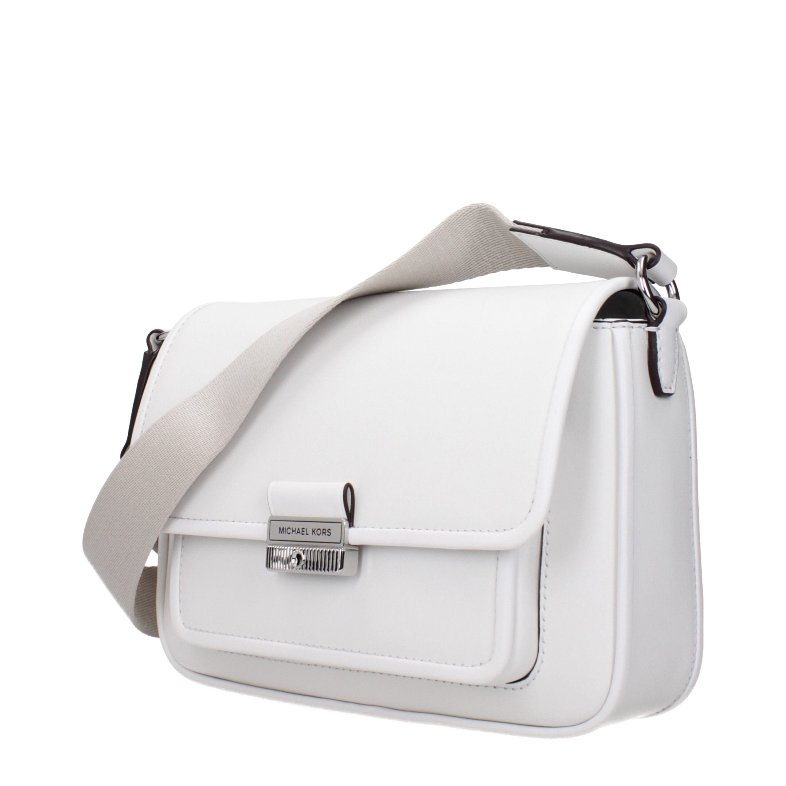 Michael Kors White Leather Crossbody Bags