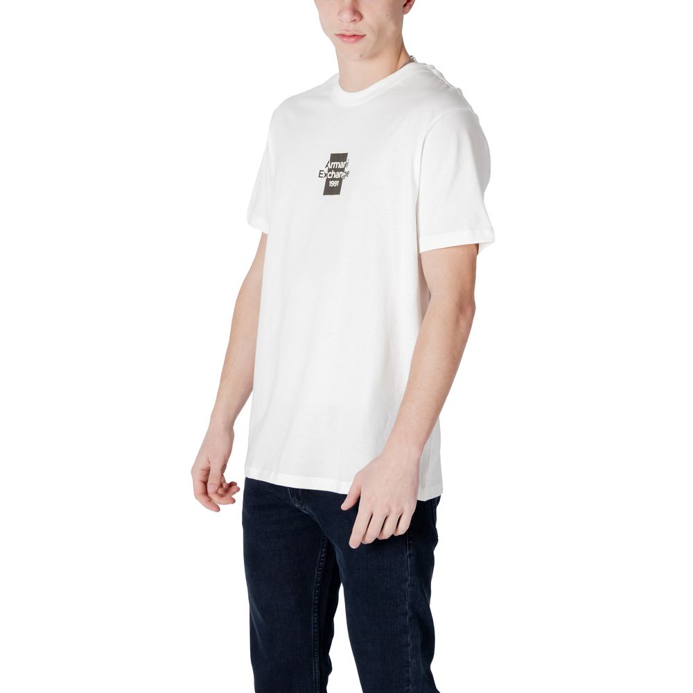 T-shirt Armani Exchange em algodão branco