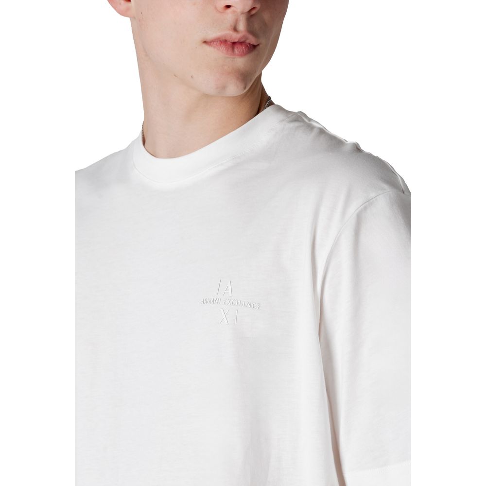 T-shirt Armani Exchange em algodão branco