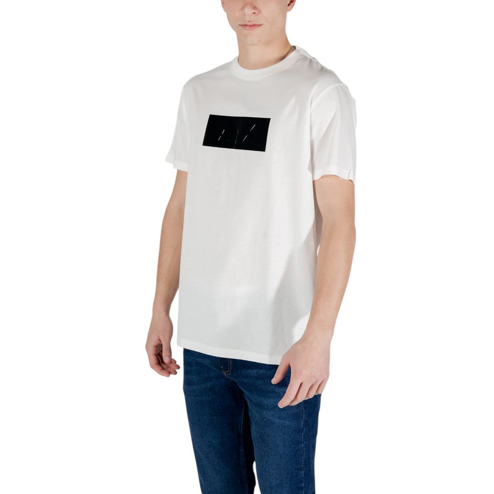 T-shirt Armani Exchange em algodão branco