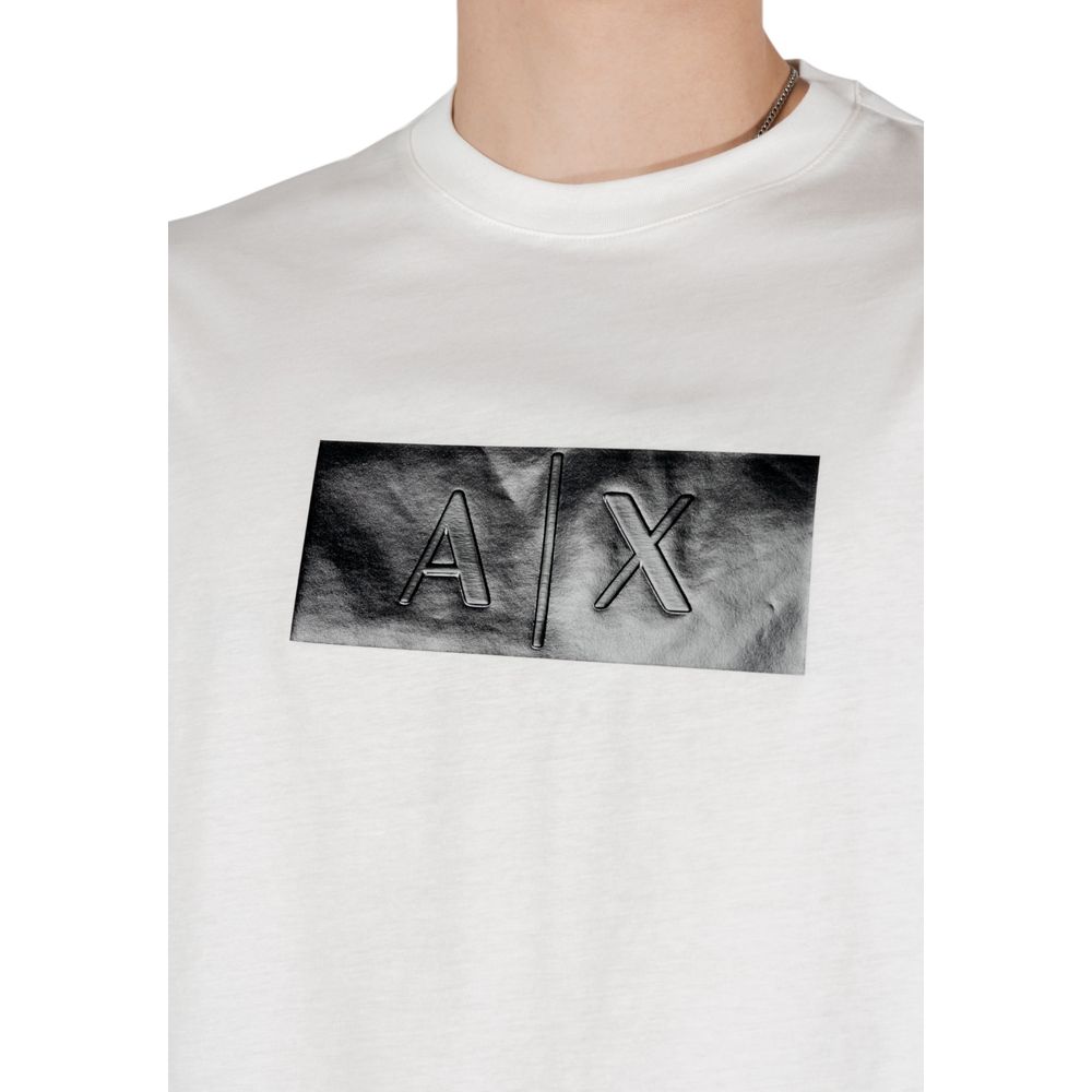 T-shirt Armani Exchange em algodão branco