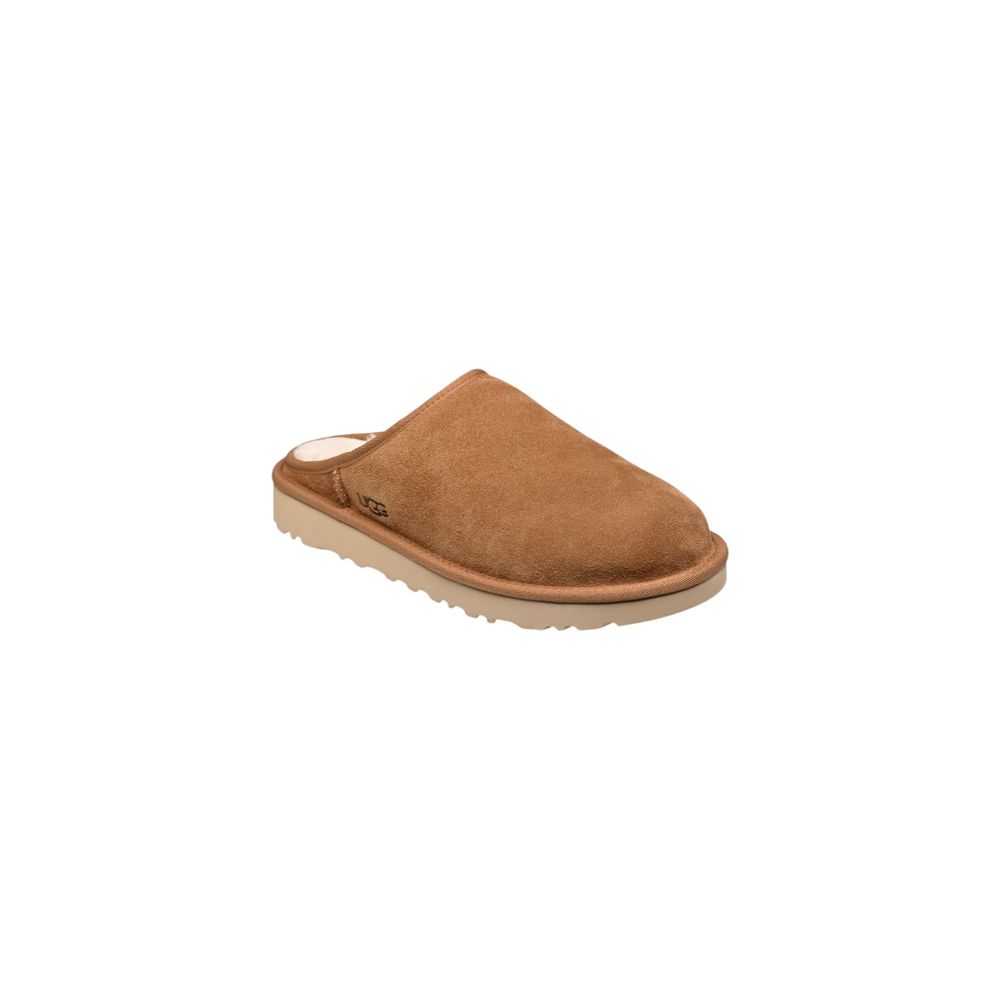 UGG Beige Suede Leather Clog