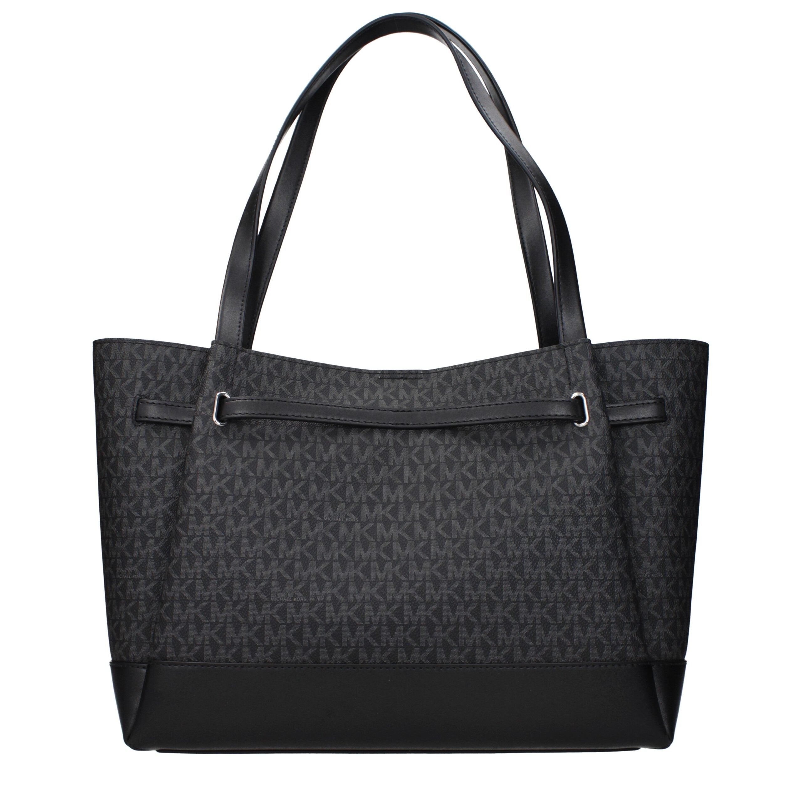 Michael Kors Black Fabric Shoulder Bags