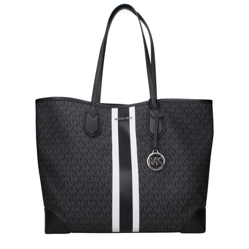 Michael Kors Black Fabric Shoulder Bags