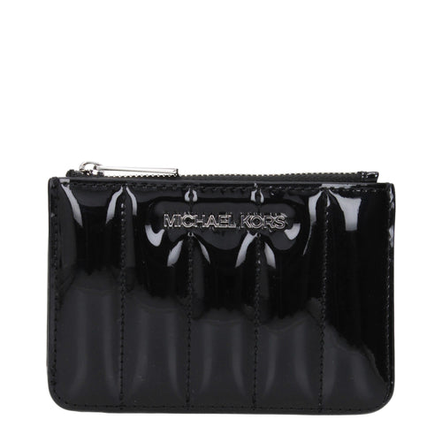 Michael Kors Black Leather Wallets