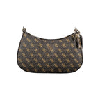 Guess Jeans Brown Polyethylene Handbag