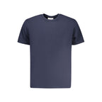 Calvin Klein Blue Cotton Men T-Shirt