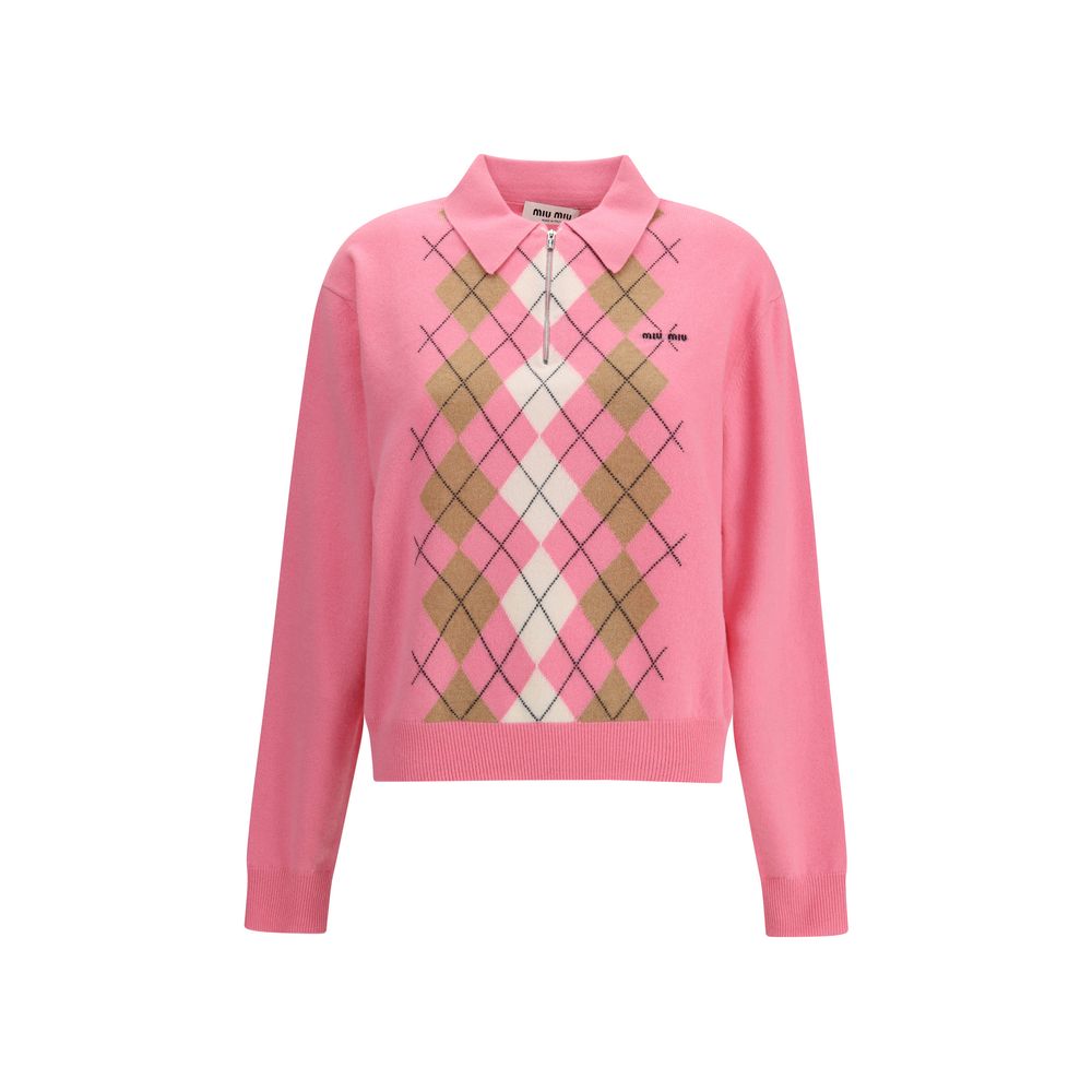 Miu Miu mehrfarbiges Kaschmir-Sweatshirt