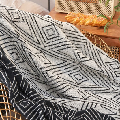 Geometric Nordic Warm Throw Blanket