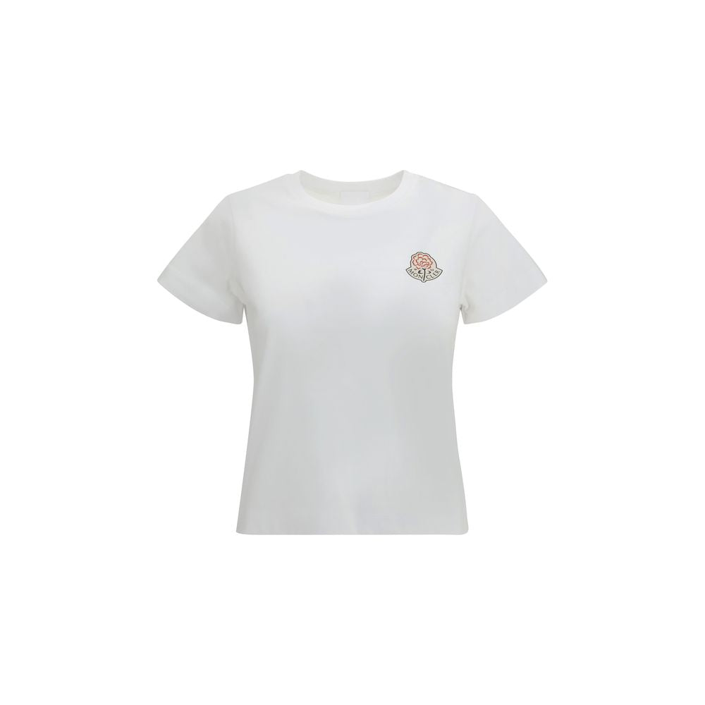 Moncler Logo Baumwoll-T-Shirt