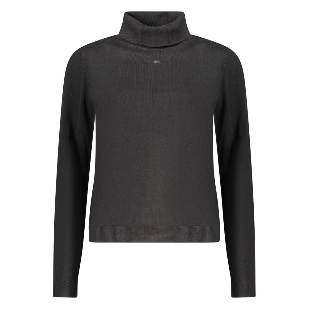 Tommy Hilfiger Black Cotton Women Sweater