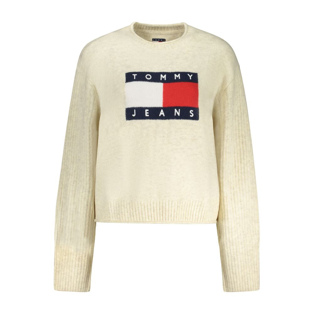 Tommy Hilfiger Beige Wool Women Sweater