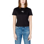 Calvin Klein Jeans Black Cotton T-Shirt