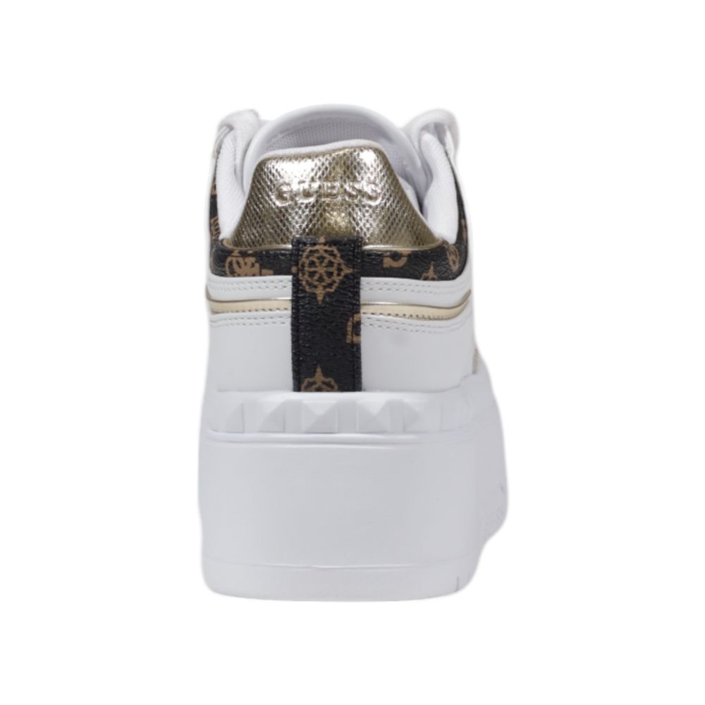 Guess Plattformpumpen aus weißem Polyethylen