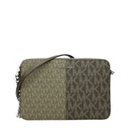 Michael Kors Green Fabric Crossbody Bag