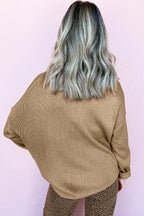 Smoke Gray Merry Christmas Dolman Sweater