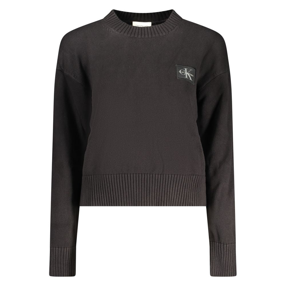 Calvin Klein Black Cotton Sweater