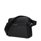 Michael Kors Black Fabric Crossbody Bag