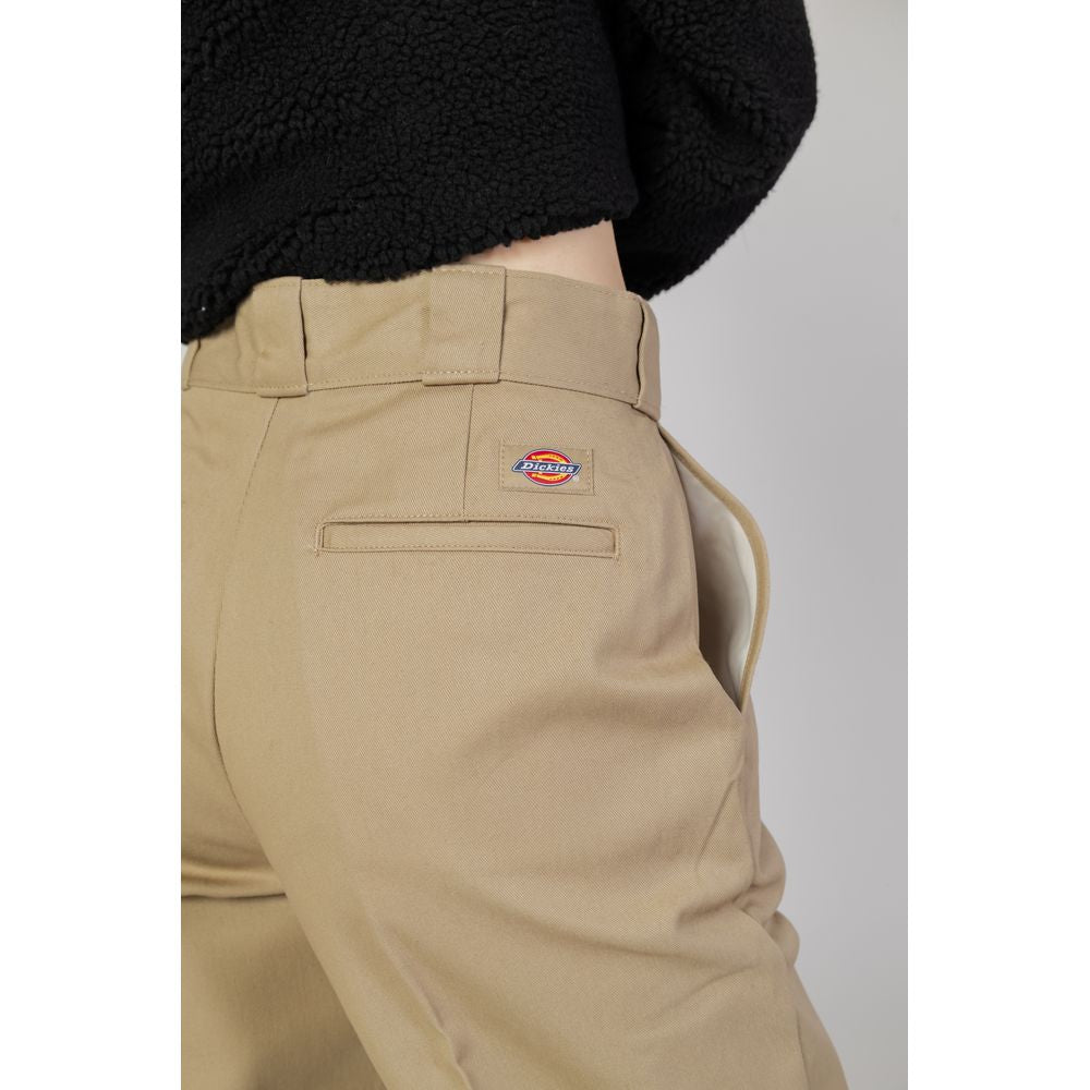 Calças casuais Dickies em algodão bege