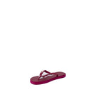 Emporio Armani Underwear Red Rubber Flip-Flop Sandals
