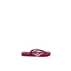 Emporio Armani Underwear Red Rubber Flip-Flop Sandals