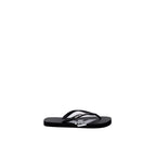 Emporio Armani Underwear Black And White Rubber Flip-Flop Sandals