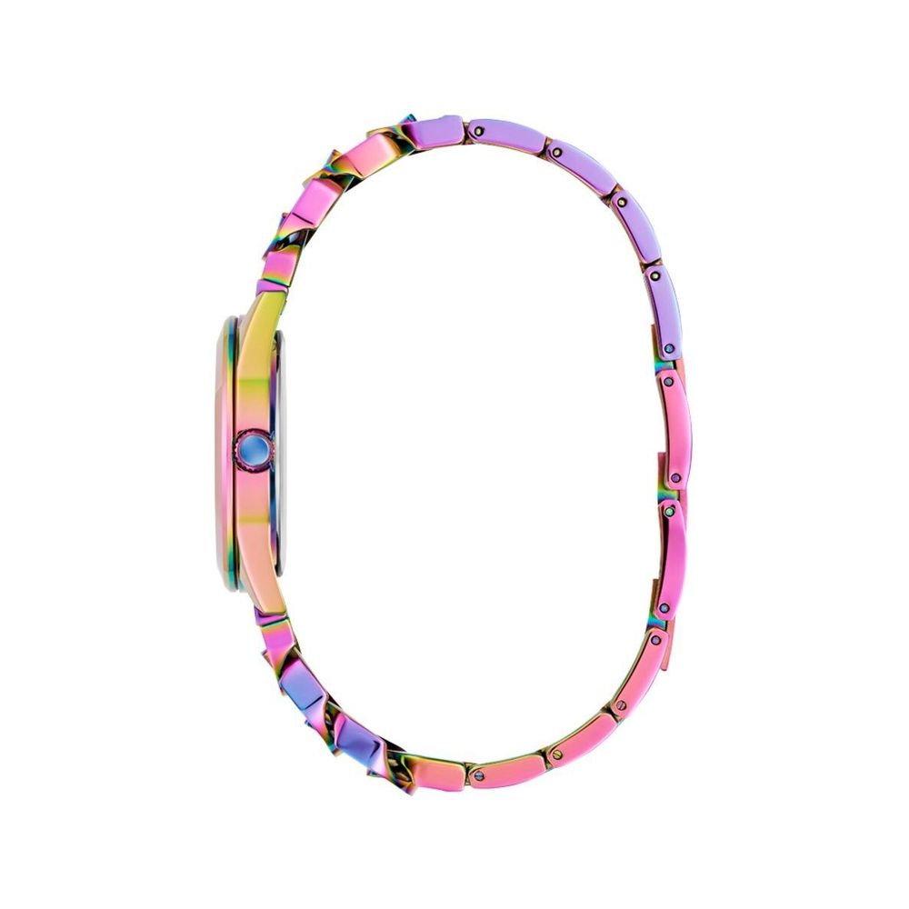 Relógio Guess com bracelete multicolorida em aço inoxidável