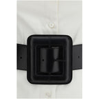 Balenciaga White Cotton Casual Dress