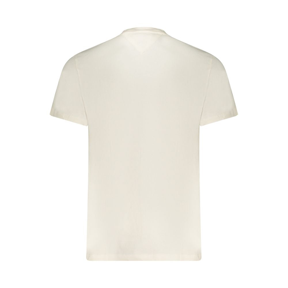 T-shirt para homem Tommy Hilfiger Bianco Cotton