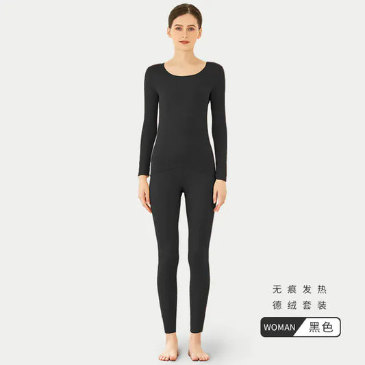 Winter Thermal Underwear Set for Men and Women